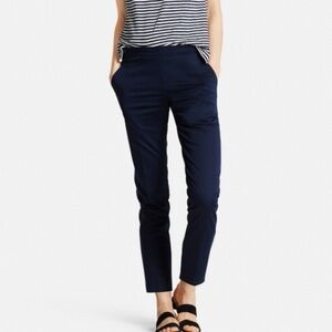 🆕 Uniqlo Navy Satin Ankle Length Pants